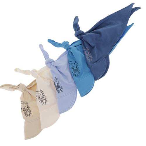 Casquette garçon, automne/printemps, bleu, en coton, Robik