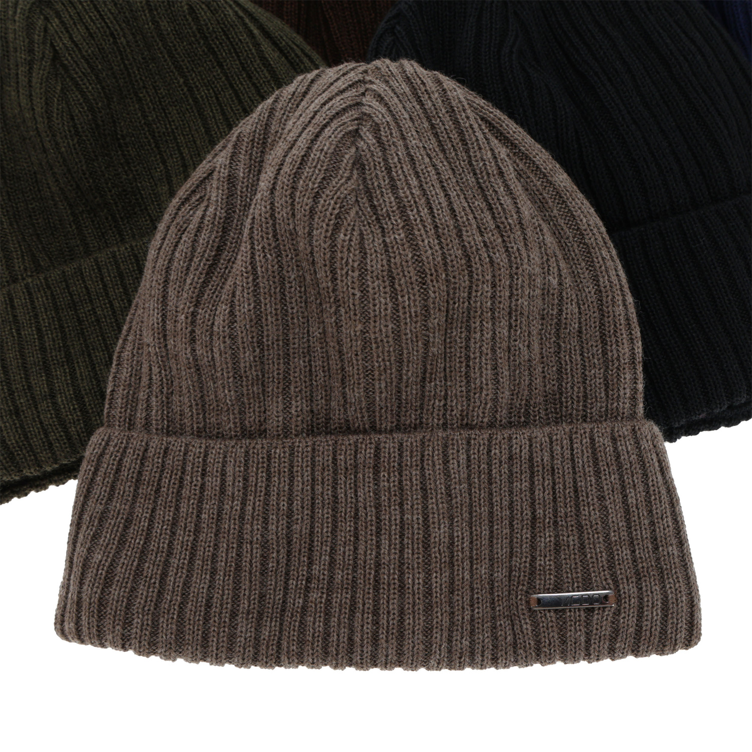 Bonnet d'hiver homme, beige, avec laine mérinos, Baltor