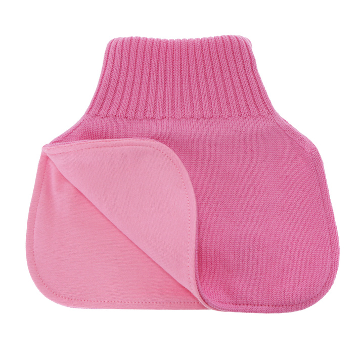 Tour de cou d'hiver fille, rose, 100% Laine Mérinos, Felice
