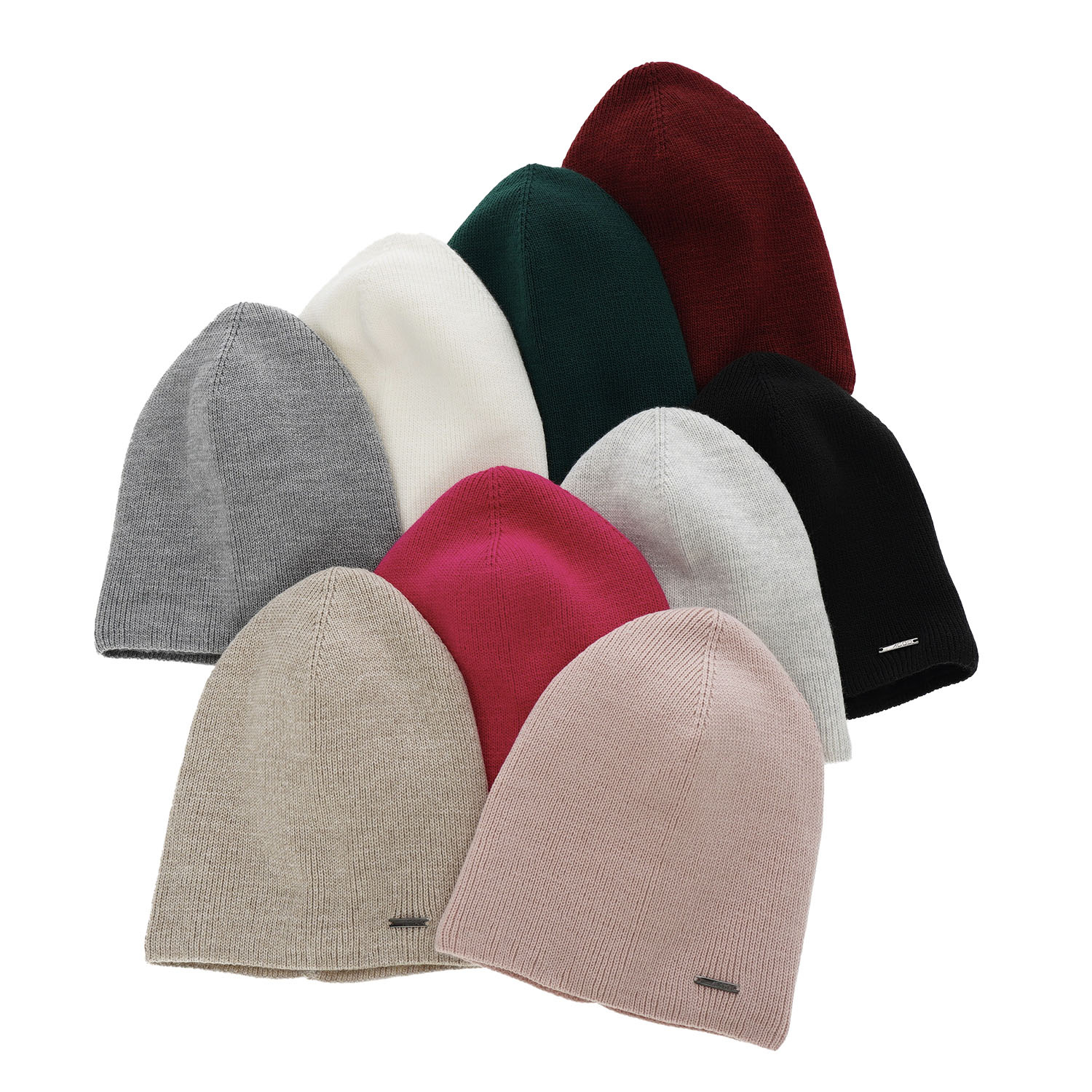 Bonnet d'hiver femme, bordo, Veneda