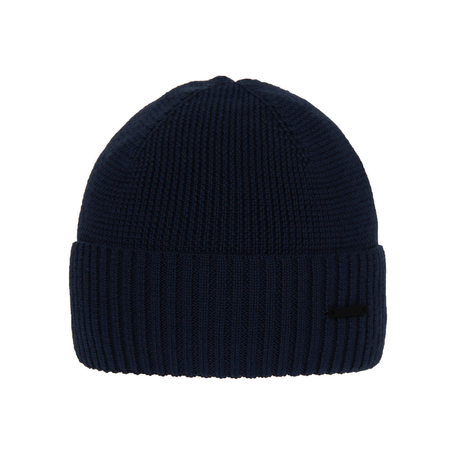 Bonnet d'hiver homme, hiver, bleu marine, avec laine mérinos, Henk