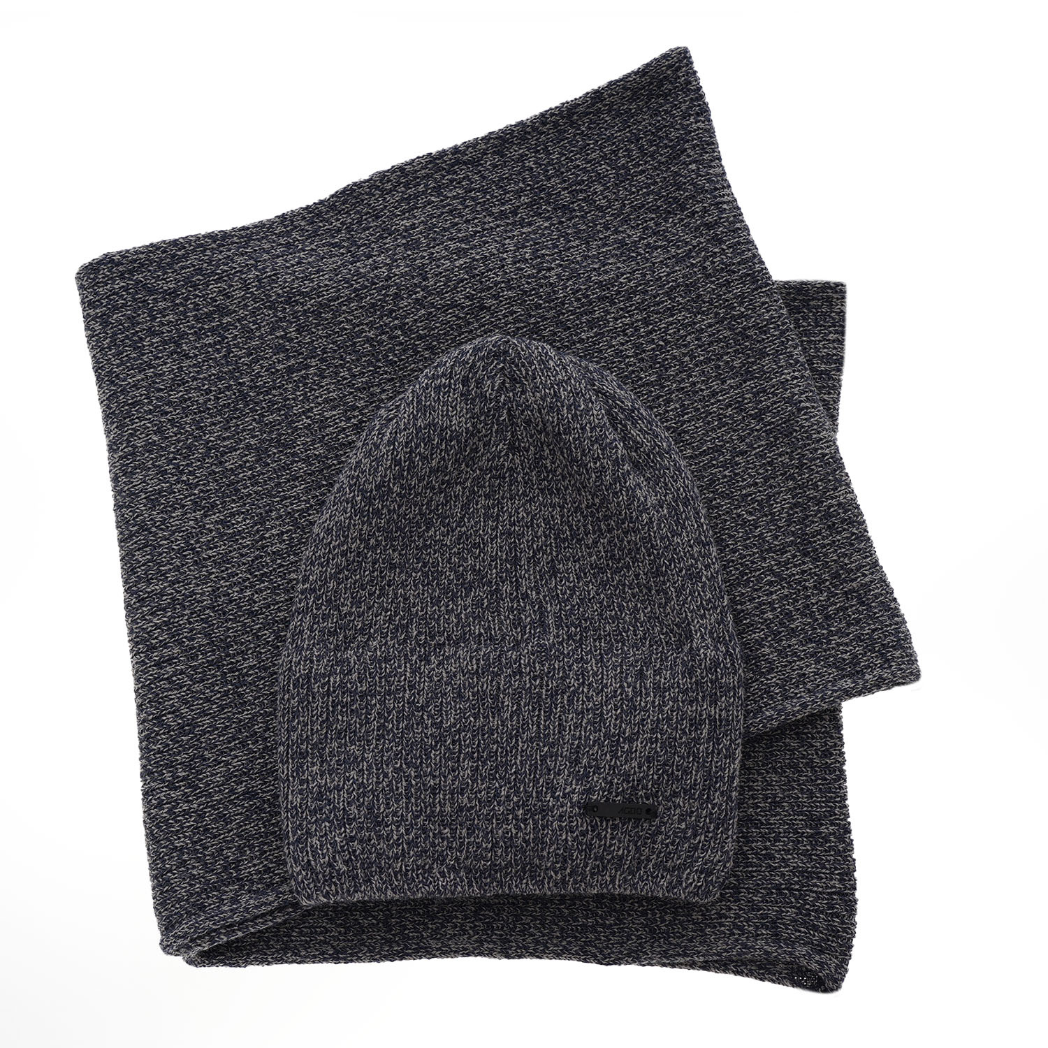 Ensemble d'hiver garçon: bonnet et snood, gris, Elmer