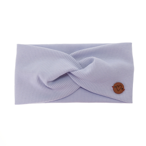 Opaska automne/printemps fille, lilas, coton, Kasjana