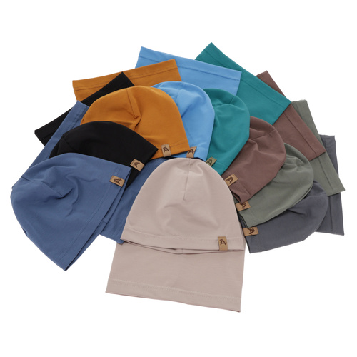Ensemble automne/printemps garçon: bonnet et snood, vert émeraude, Griffin