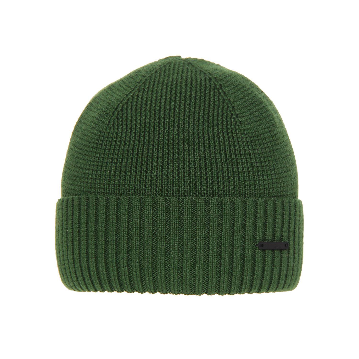 Bonnet d'hiver homme, hiver, vert, avec laine mérinos, Henk
