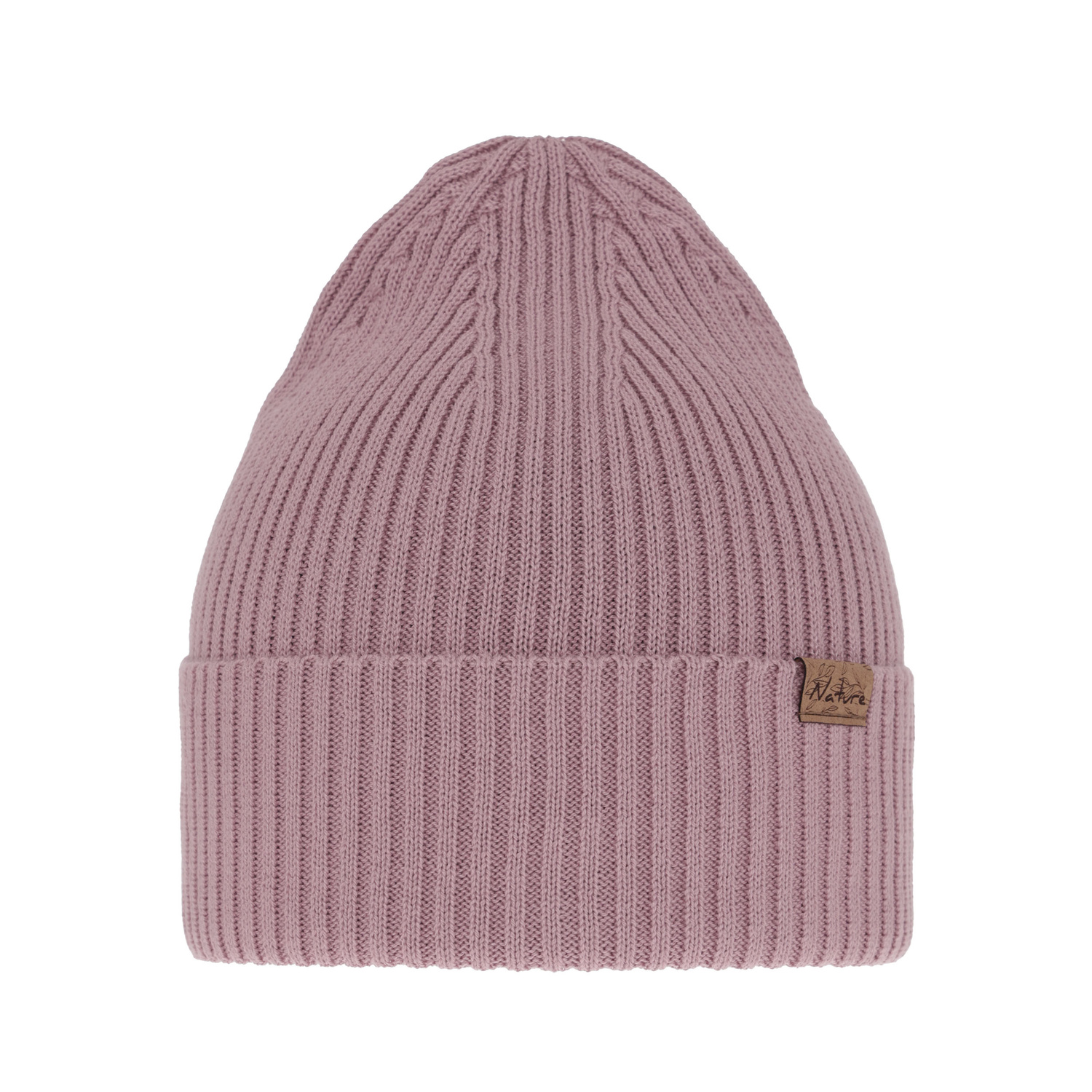 Bonnet d'hiver femme, avec coton, wrzosowy, Messina