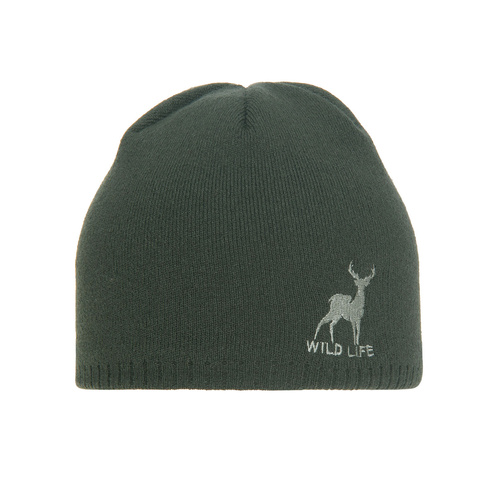 Bonnet de chasse homme d'hiver, kaki, doublé de polaire, Wild Life