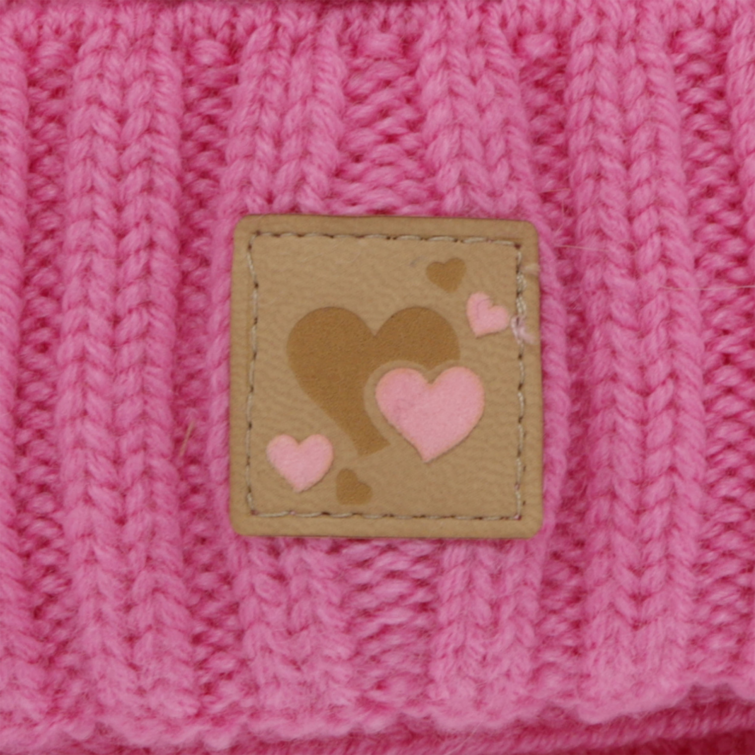 Ensemble bonnet et tour de cou fille, hiver, rose clair, 100% laine mérinos, doublé polaire laine, Ronia