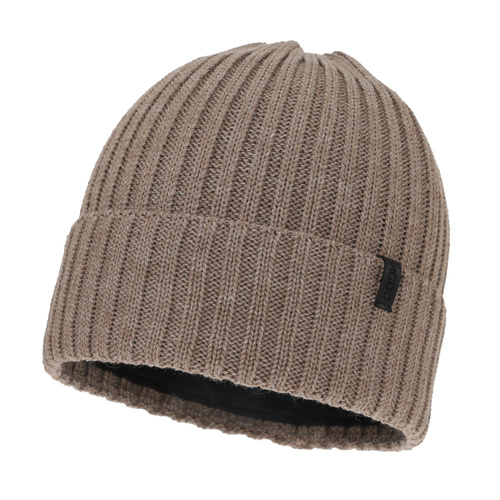 Bonnet d'hiver homme, beige, avec laine mérinos, Tyrol