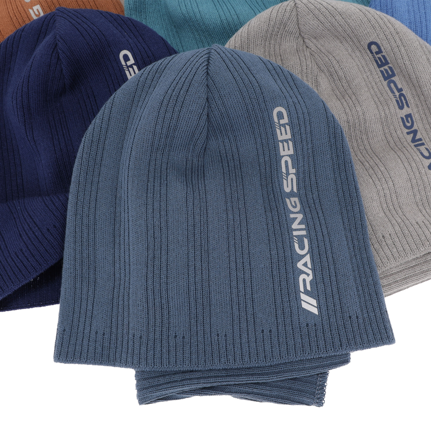 Ensemble automne/printemps garçon: bonnet et snood, avec coton, bleu, Kolorado