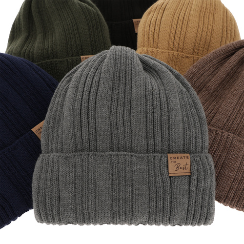 Ensemble d'hiver garçon: bonnet et snood, brun, Klaris