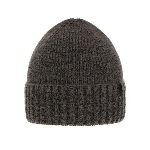 Bonnet d'hiver homme, brun, avec laine mérinos, Nori