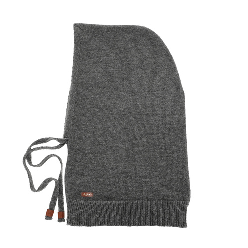 Cagoule d'hiver femme, grise, avec laine, Elizabeth