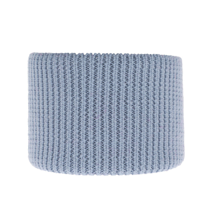Snood d'hiver enfant, bleu clair, avec laine mérinos, Vanilla