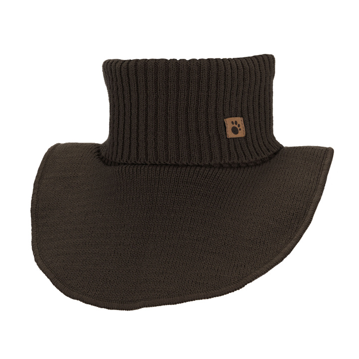 Tour de cou d'hiver garçon, marron, avec doublure, Lamor