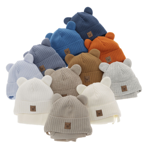 Ensemble d'hiver garçon: bonnet et écharpe, gris, Anthony