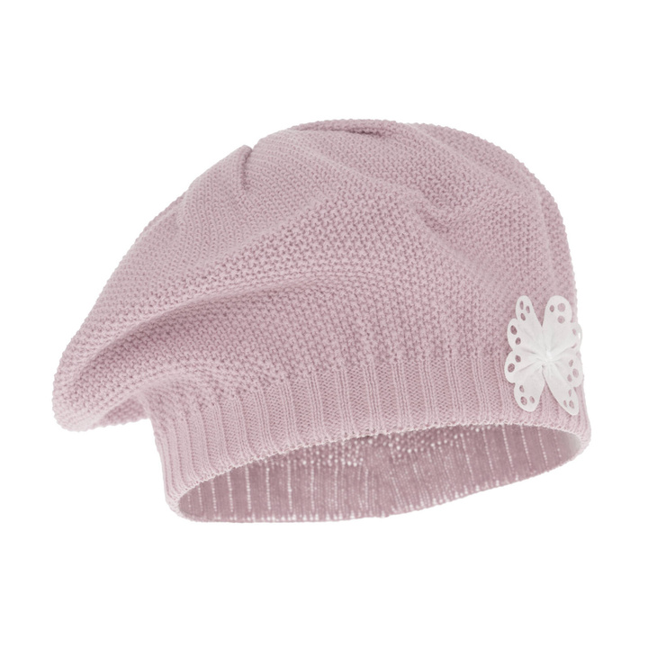 Bonnet automne/printemps fille, lilas, Costanza