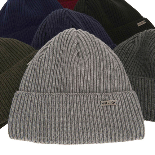 Bonnet d'hiver homme, bleu marine, Alkazar