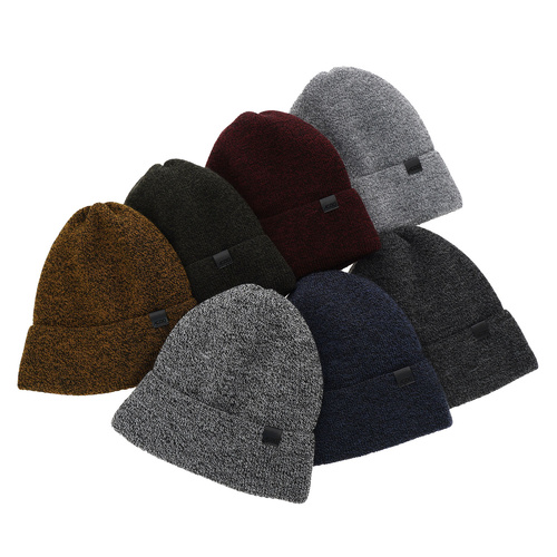 Bonnet d'hiver homme, moutarde, Mohit