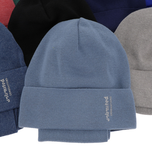 Ensemble automne/printemps garçon: bonnet et snood, avec coton, bleu, Timothe