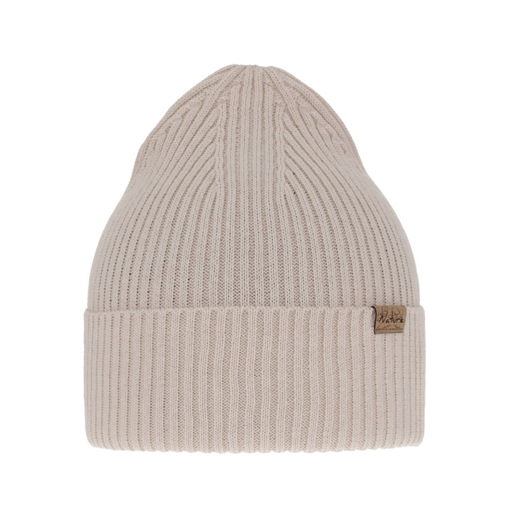 Bonnet d'hiver, printemps femme, avec coton, beige, Messina