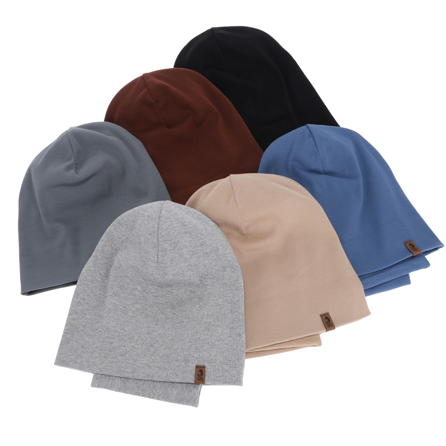 Ensemble automne/printemps garçon: bonnet et snood, marron foncé, Amalfi
