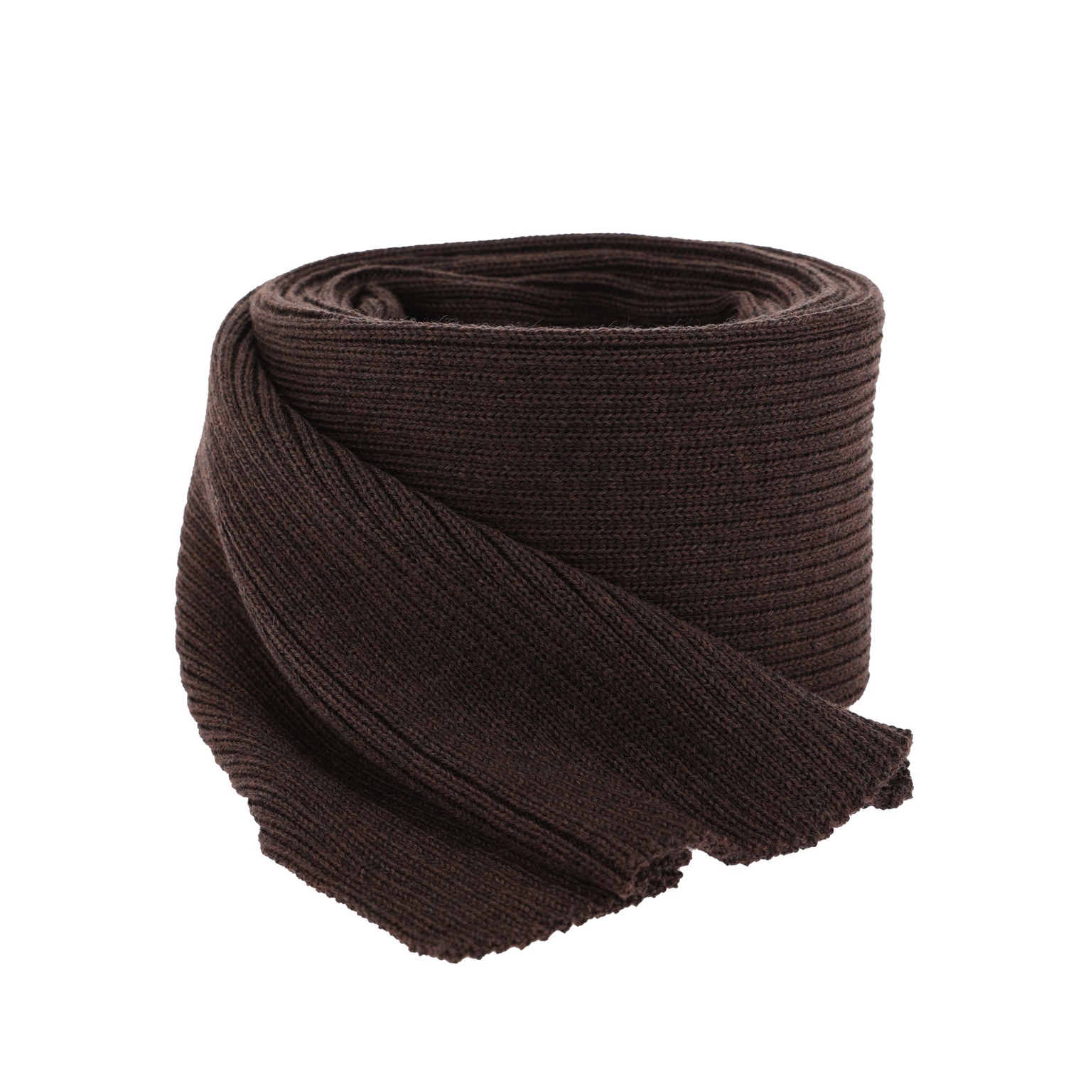 Écharpe d'hiver homme, brun, 100% Laine Mérinos Extrafine, Brayan