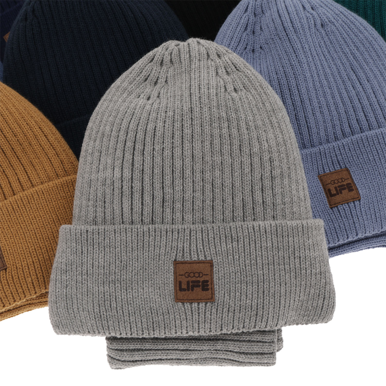 Ensemble d'hiver garçon: bonnet et snood, camel, Basilio
