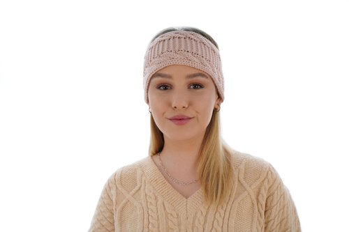 Bonnet d'hiver femme, brun, Opaska zimowa damska, Bera