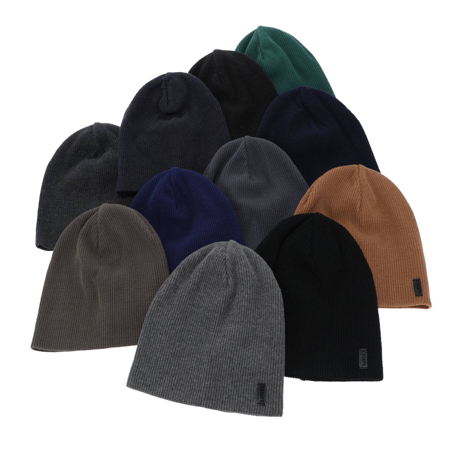 Bonnet d'hiver/automne/printemps homme, noir, Salten