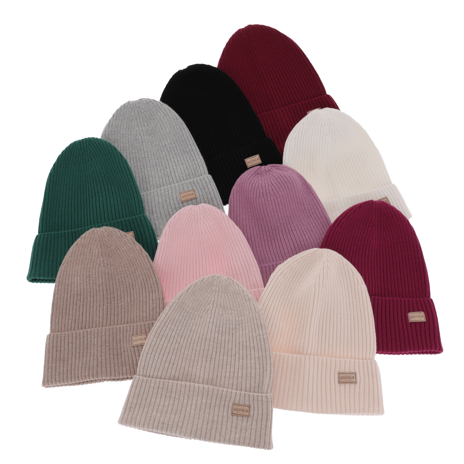 Bonnet d'hiver femme, automne/printemps, marron, 100% Laine Mérinos, Sophie