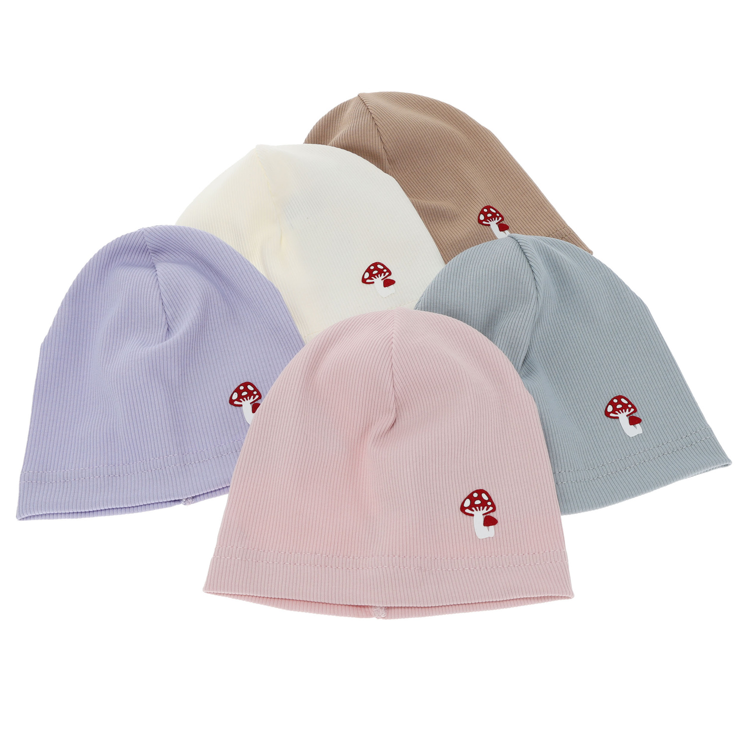 Bonnet pour fille pour l'automne, printemps, gris, en coton Balma