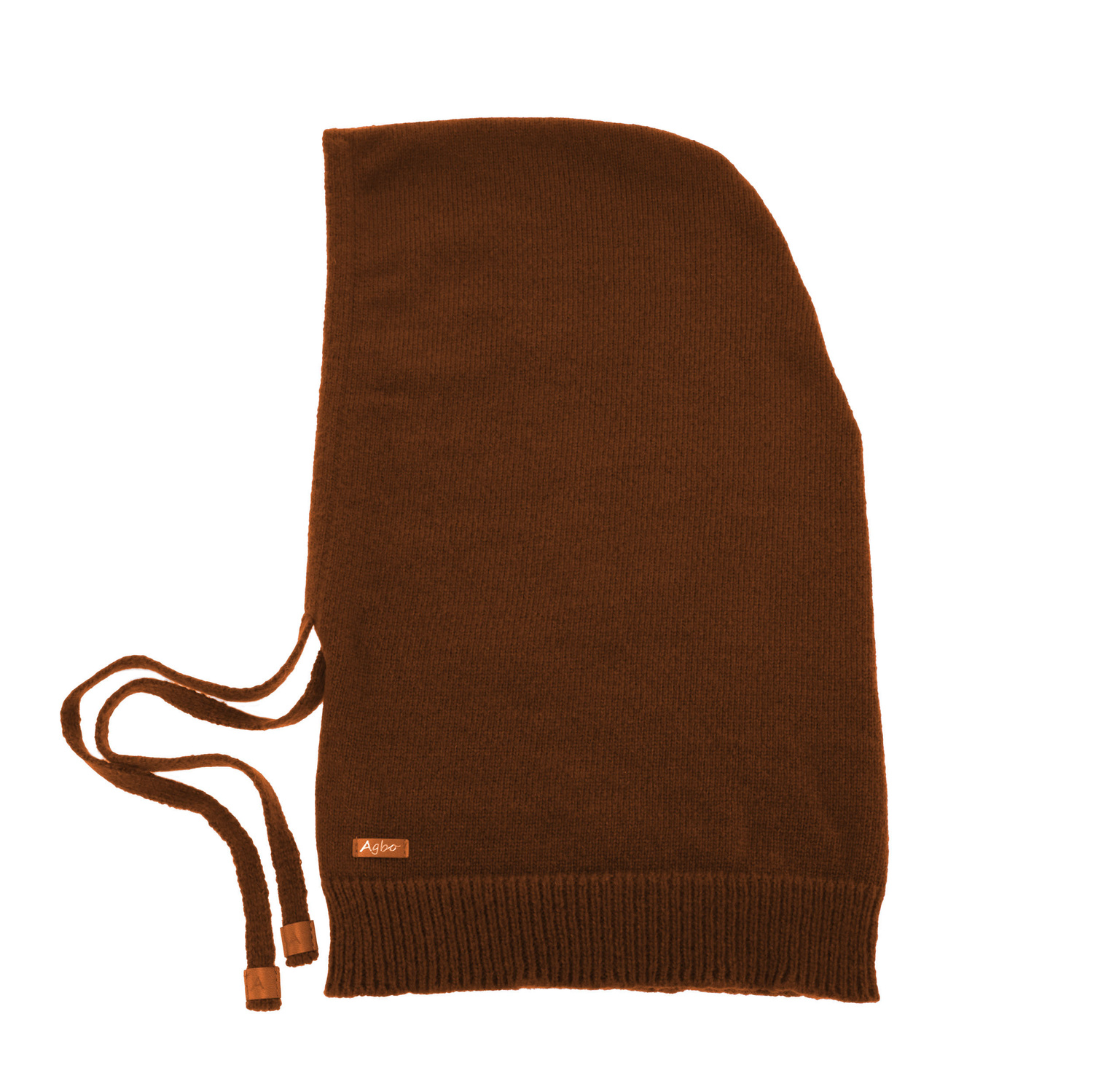 Cagoule d'hiver femme, brune, avec laine mérinos, Elizabeth