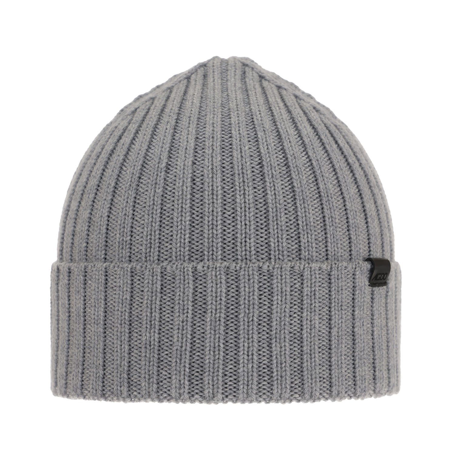 Bonnet d'hiver homme, gris clair, avec laine mérinos, Nathan