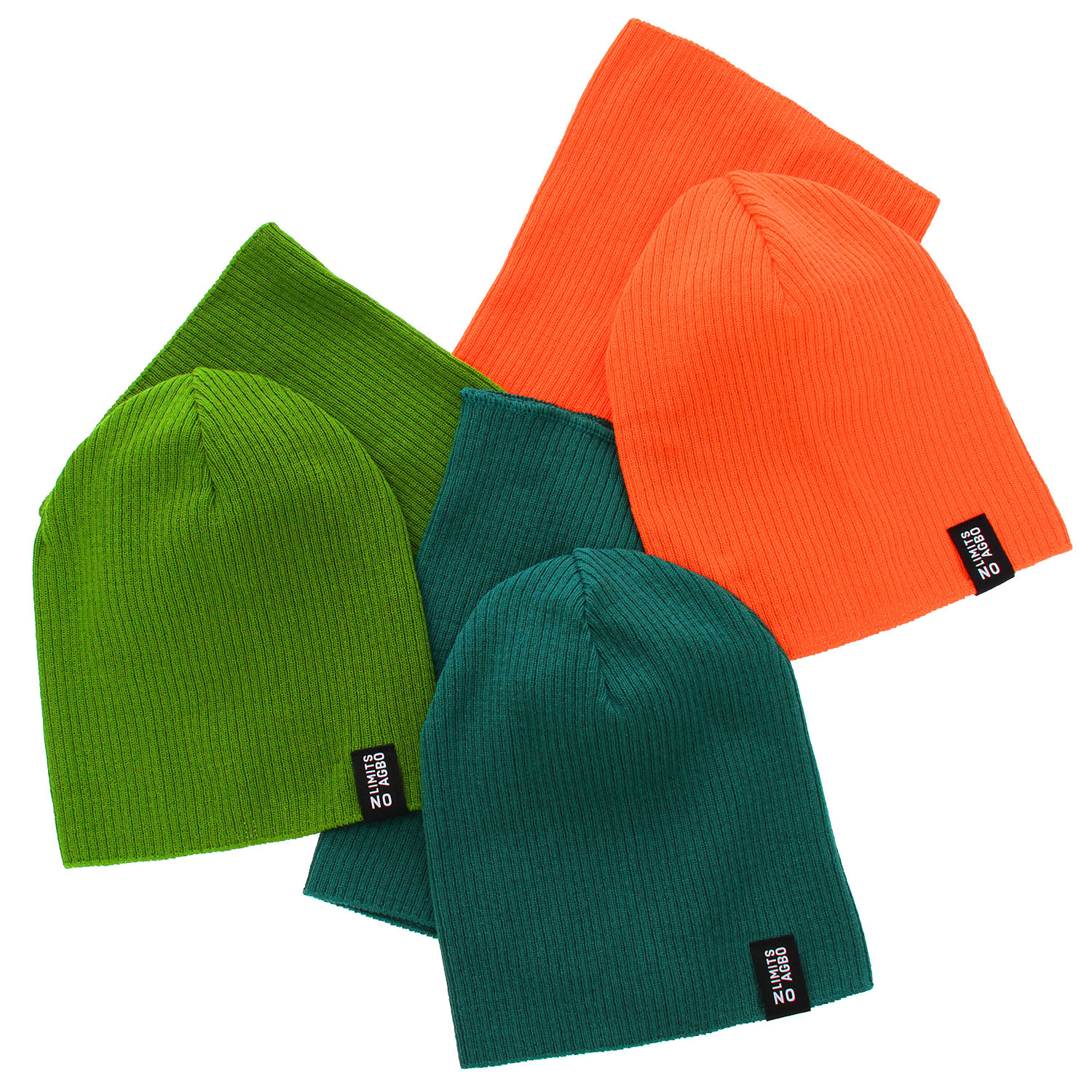 Ensemble automne/printemps garçon: bonnet et snood, avec coton, vert, Tunis