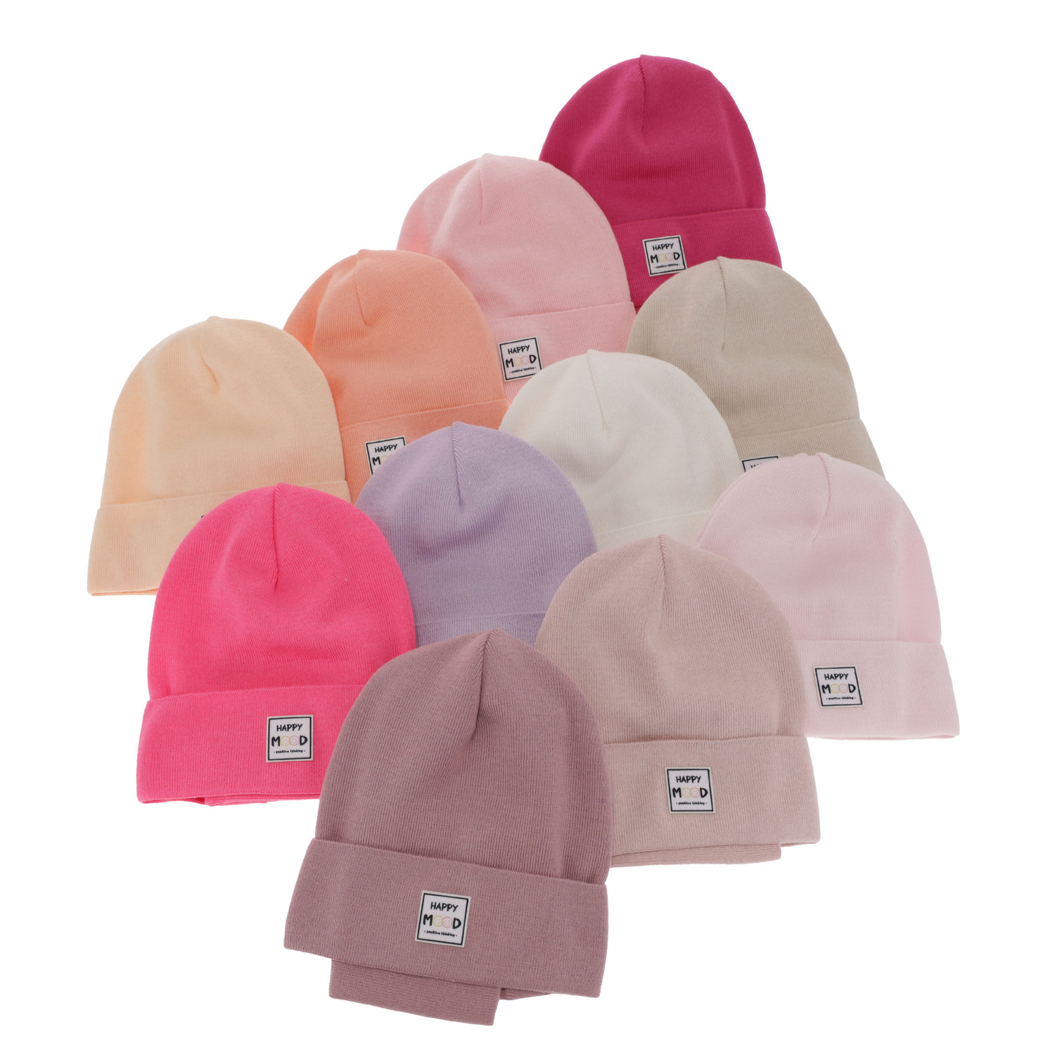Ensemble automne/printemps fille: bonnet et snood, avec coton, violet, Mersila