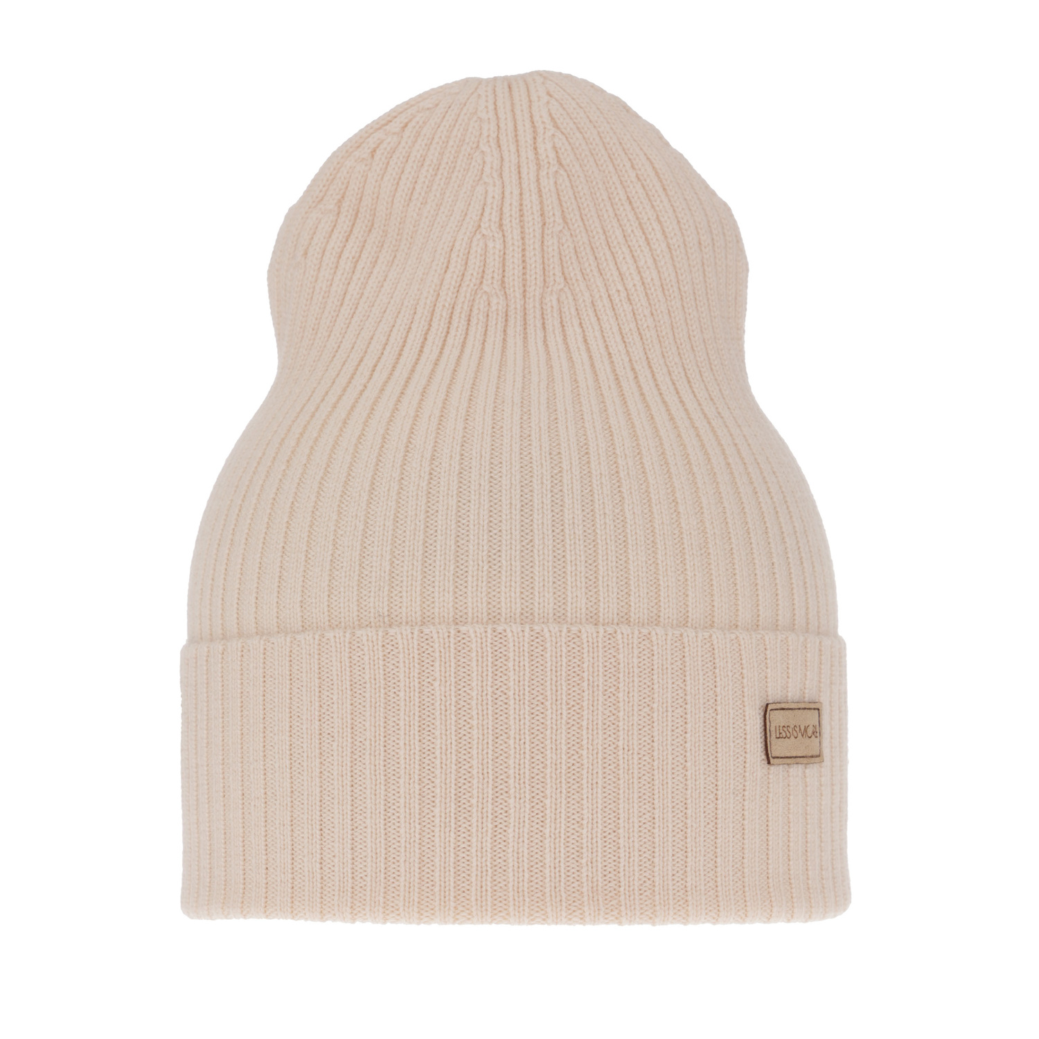 Bonnet d'hiver/printemps femme, rose clair, 100% laine mérinos, Sophie