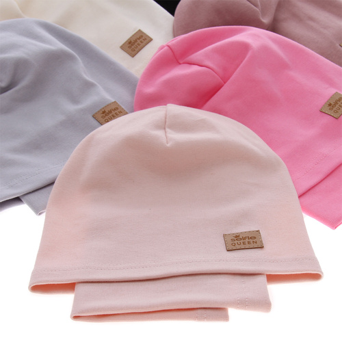 Ensemble automne/printemps fille: bonnet et snood, crème, en coton, Selfie