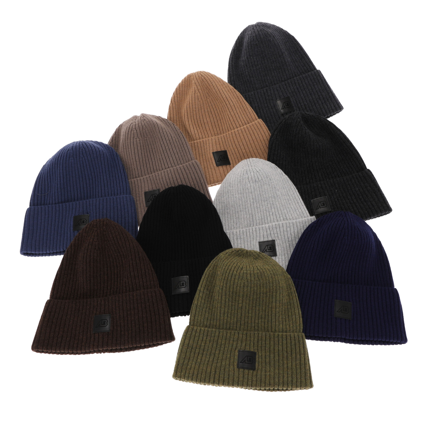 Bonnet d'hiver homme, brun, avec laine mérinos, Matias