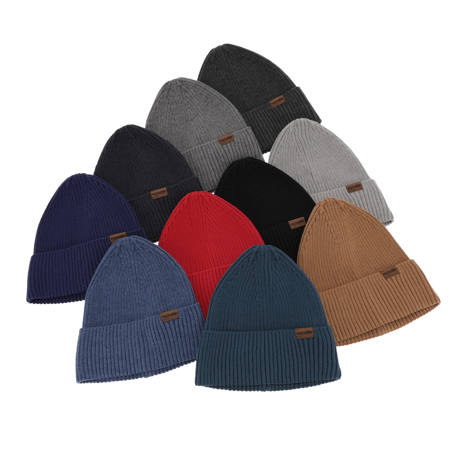 Bonnet d'hiver homme, avec coton, noir, Moss