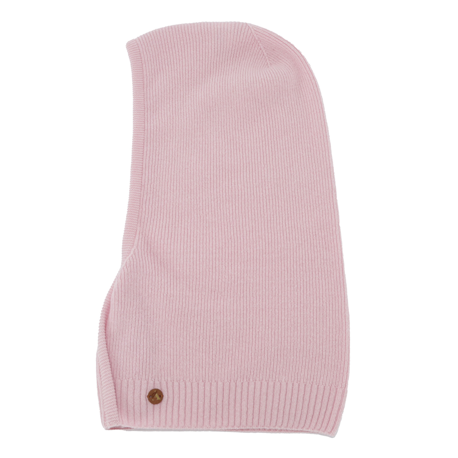 Cagoule automne, hiver, femme, rose clair, laine mérinos avec cachemire, Kiruna
