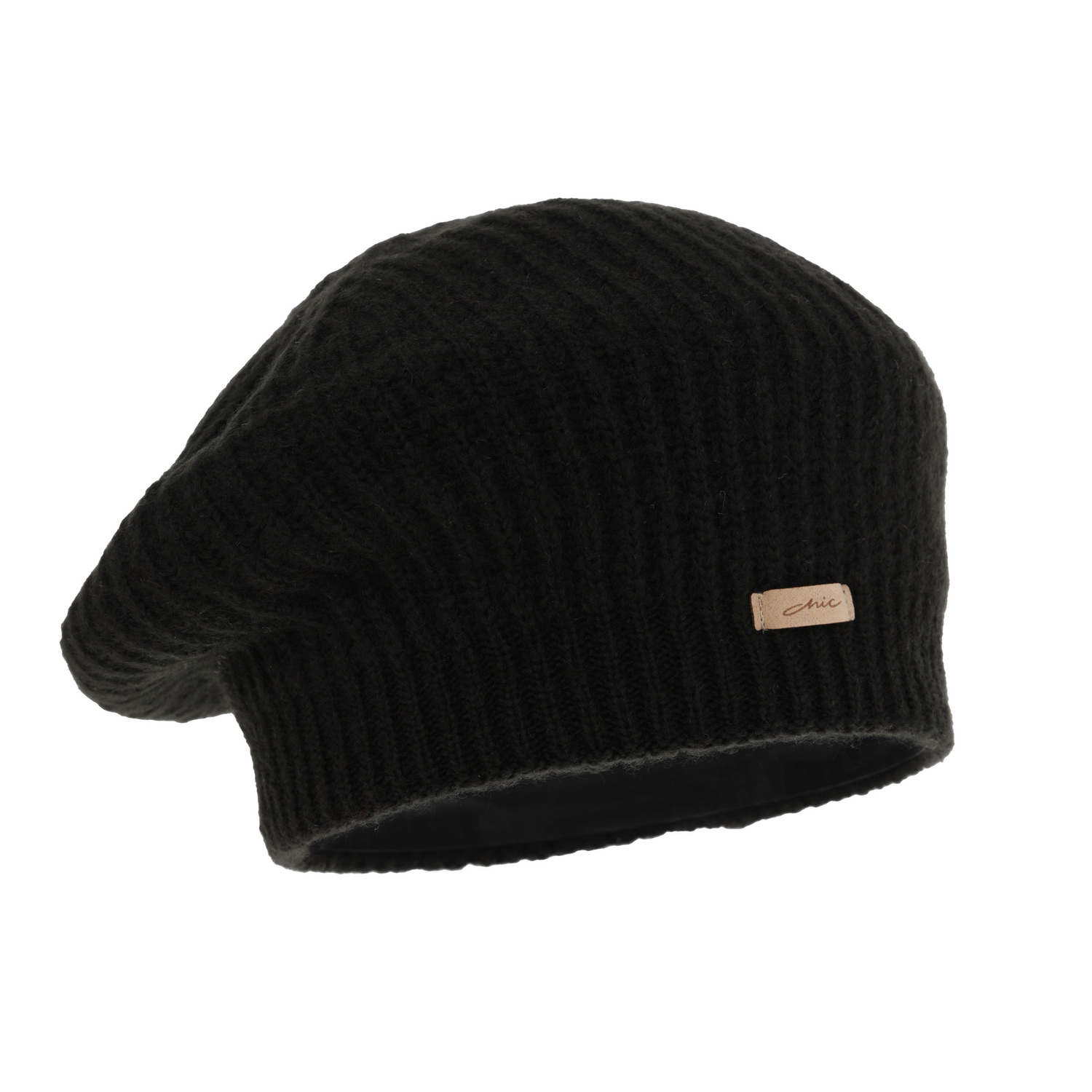 Beret d'hiver femme, noir, Grace