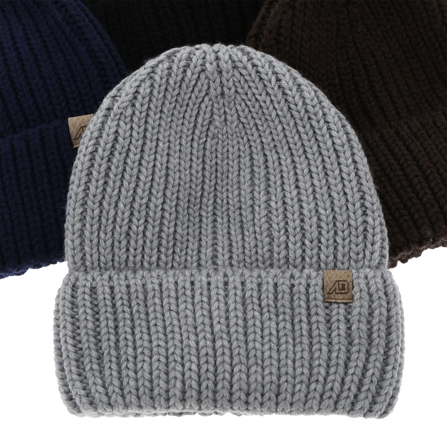 Bonnet d'hiver homme, gris, 100% Laine Mérinos Extrafine, Berno