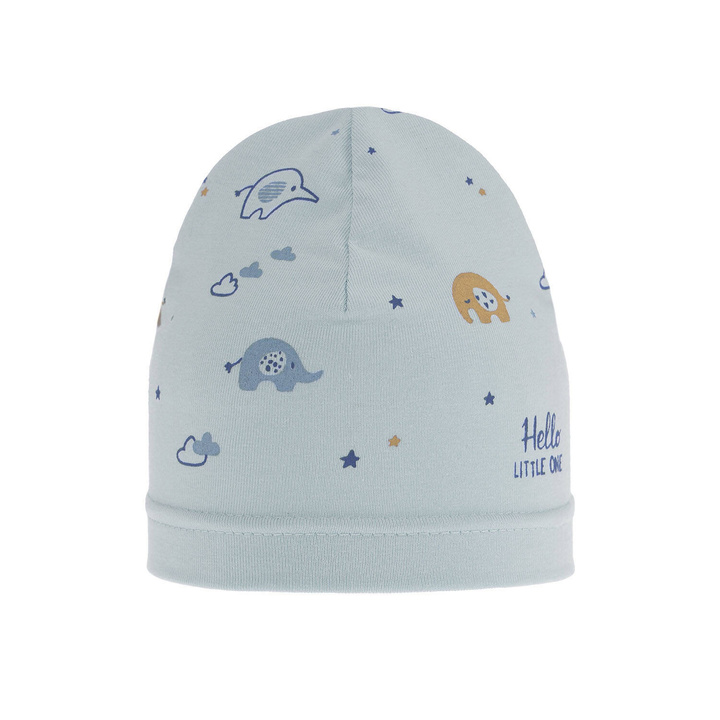 Bonnet automne/printemps garçon, gris, coton, Afil