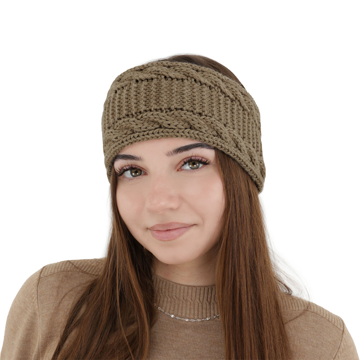 Bonnet d'hiver femme, beige, Bera