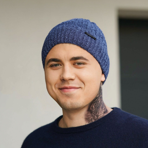 Bonnet d'hiver homme, gris foncé, Mishel