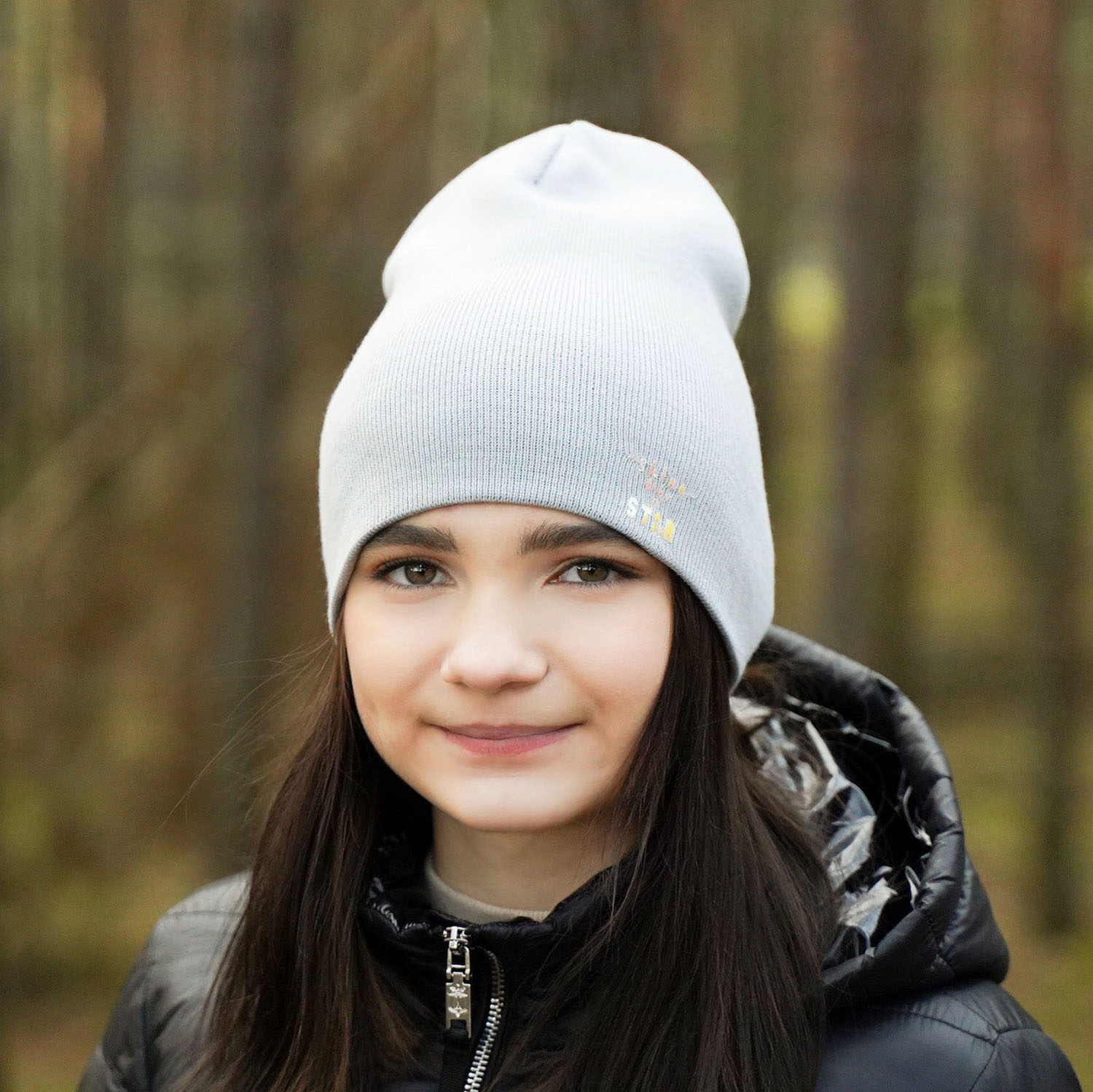 Bonnet d'hiver fille, rose, Estrela
