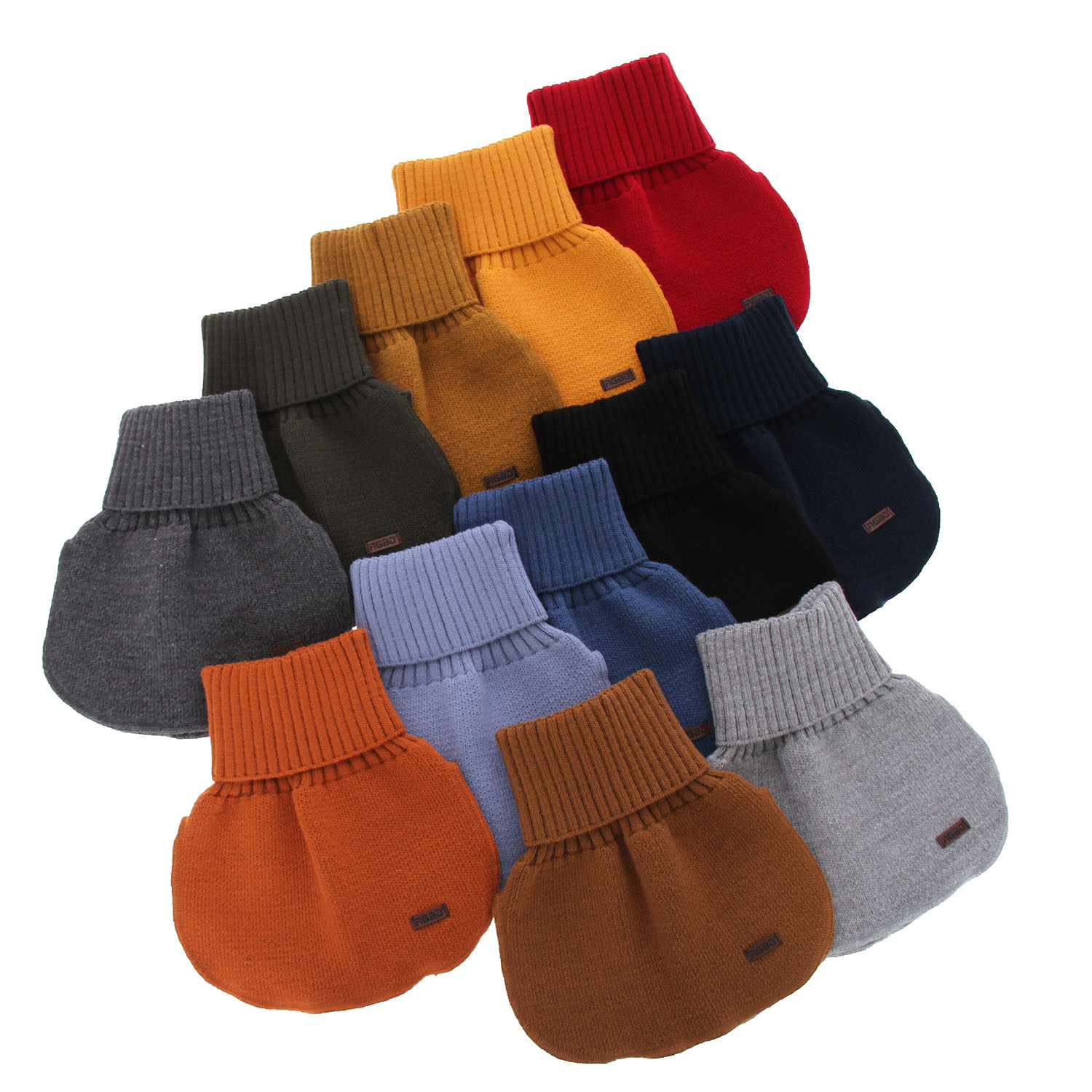Snood d'hiver garçon, rouge, Gobi