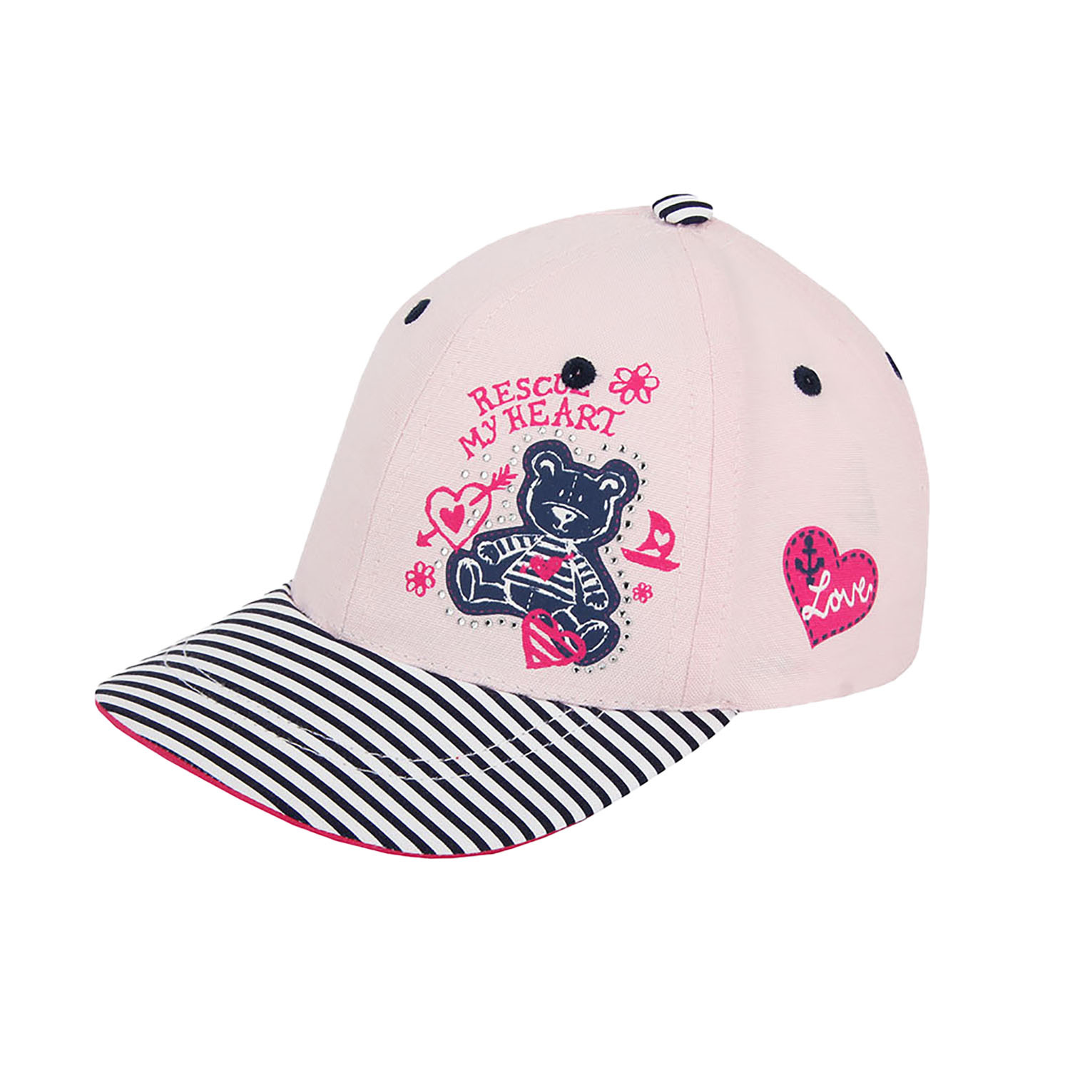 Casquette fille automne/printemps, rose, coton, Ala