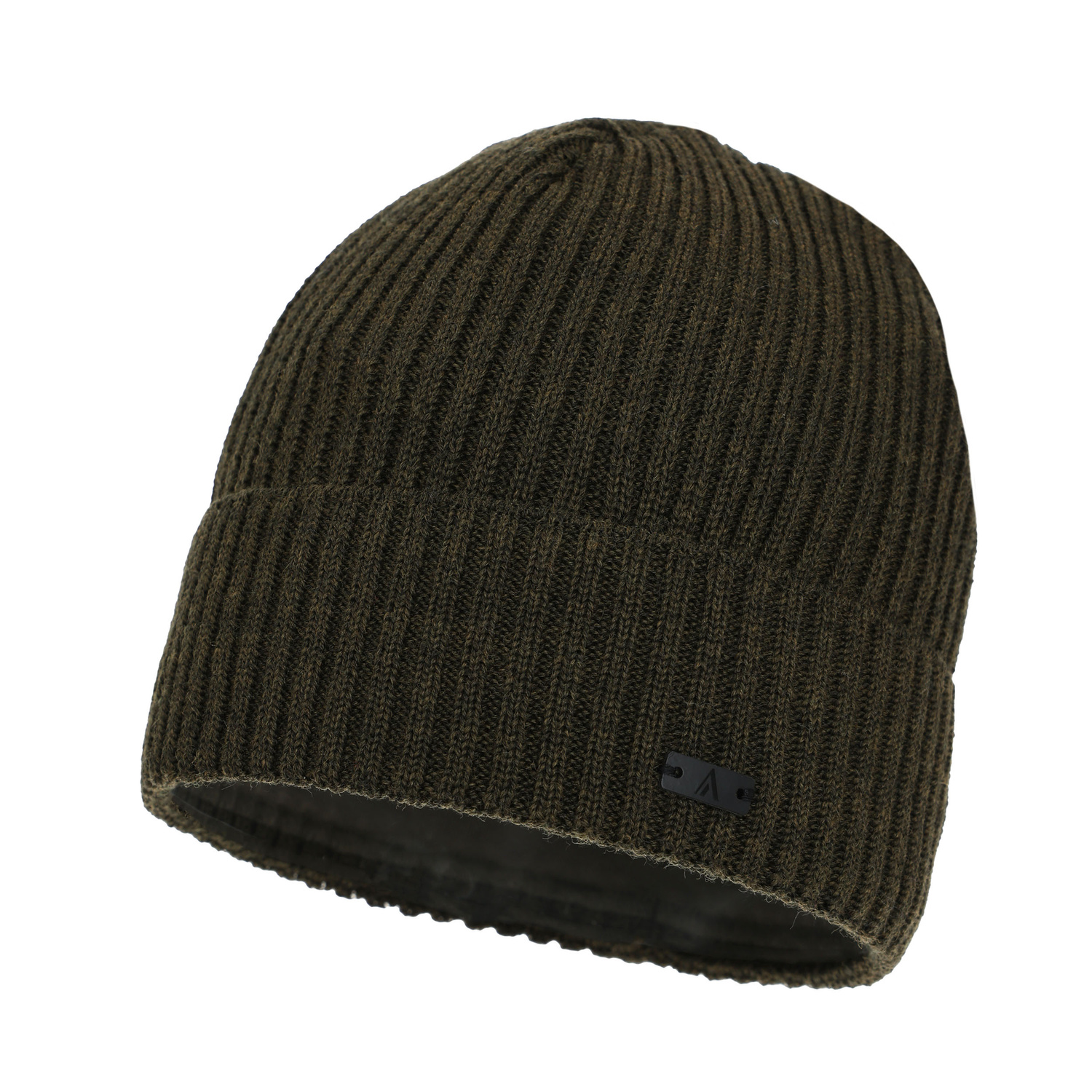 Bonnet d'hiver homme, kaki, avec laine mérinos, Jeffrey